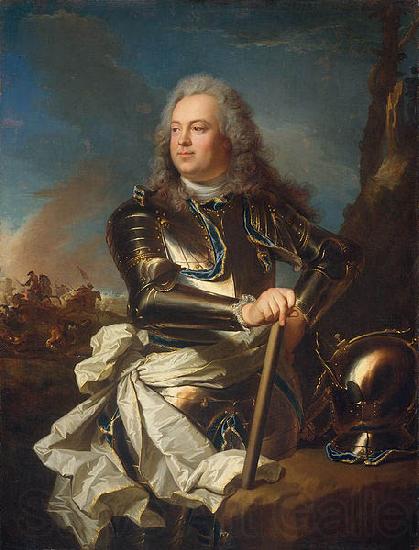 Hyacinthe Rigaud Portrait of Louis Henri de La Tour d'Auvergne Norge oil painting art
